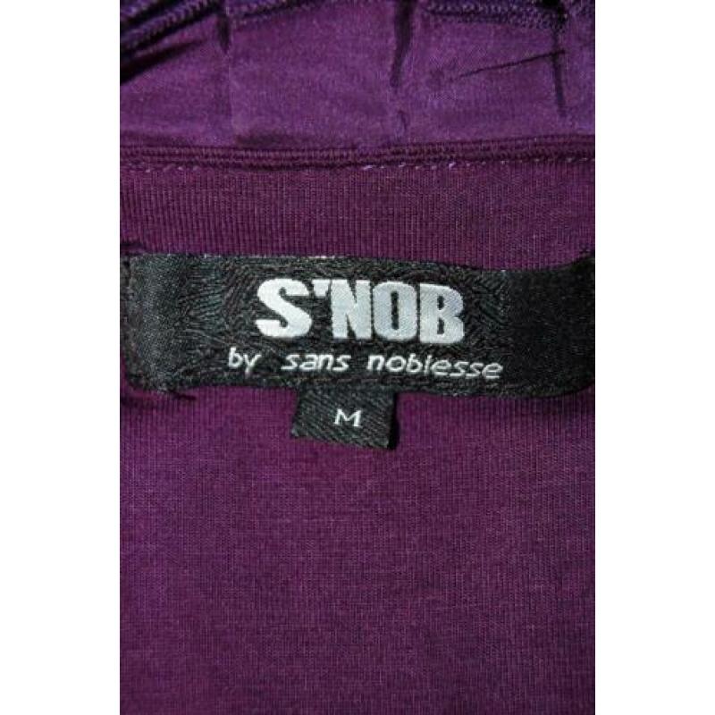 SNOB, S'NOB by Sans Noblesse jurkje, jurk, paars, Mt. M