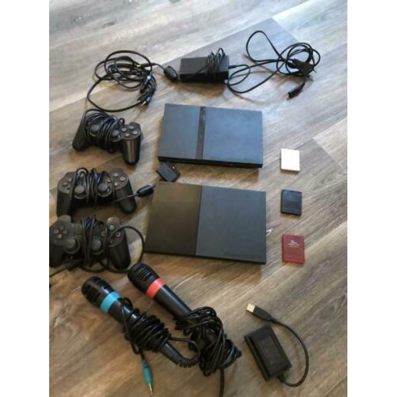 PlayStation 2 + singstar en 26 spellen