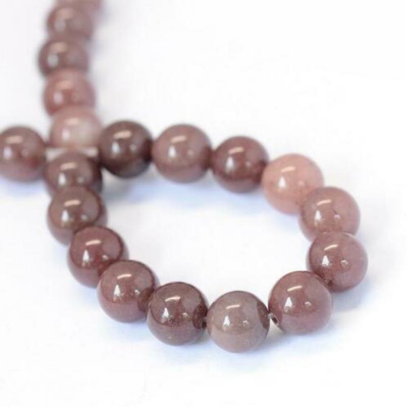aventurijn purple edelsteen streng 6mm ronde kraal