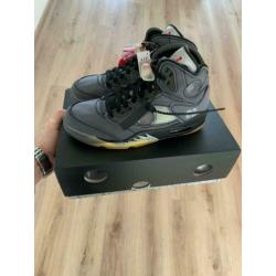 Nike Air Jordan 5 off white Virgil Abloh maat 41 nieuw!!!