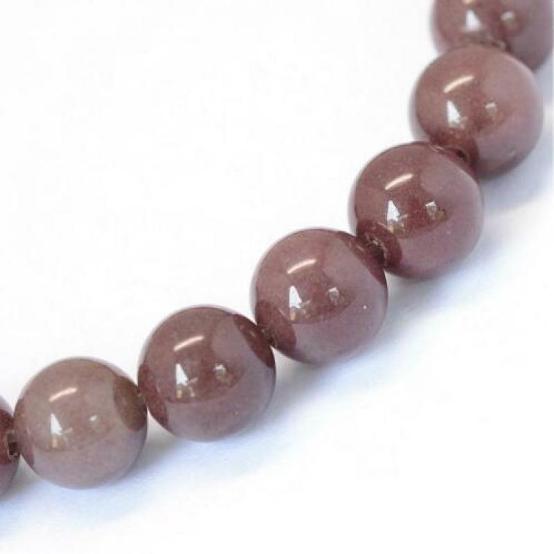aventurijn purple edelsteen streng 6mm ronde kraal