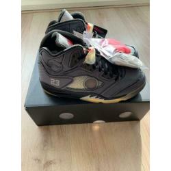 Nike Air Jordan 5 off white Virgil Abloh maat 41 nieuw!!!