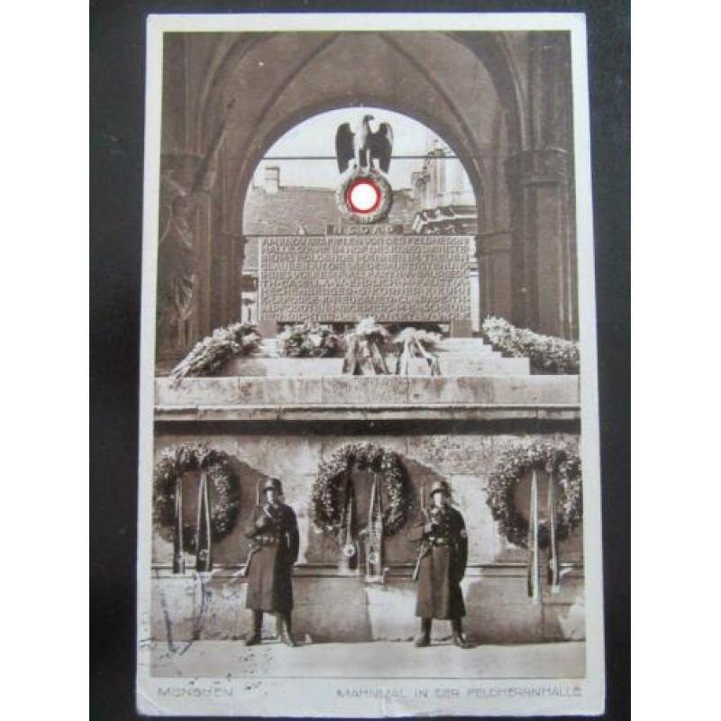 3e Rijk postkaart monument Feldherrnhalle München