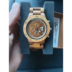 Houten horloge