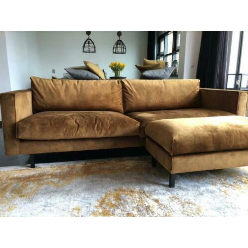 Bodilson Bankstel Cognac en Hocker