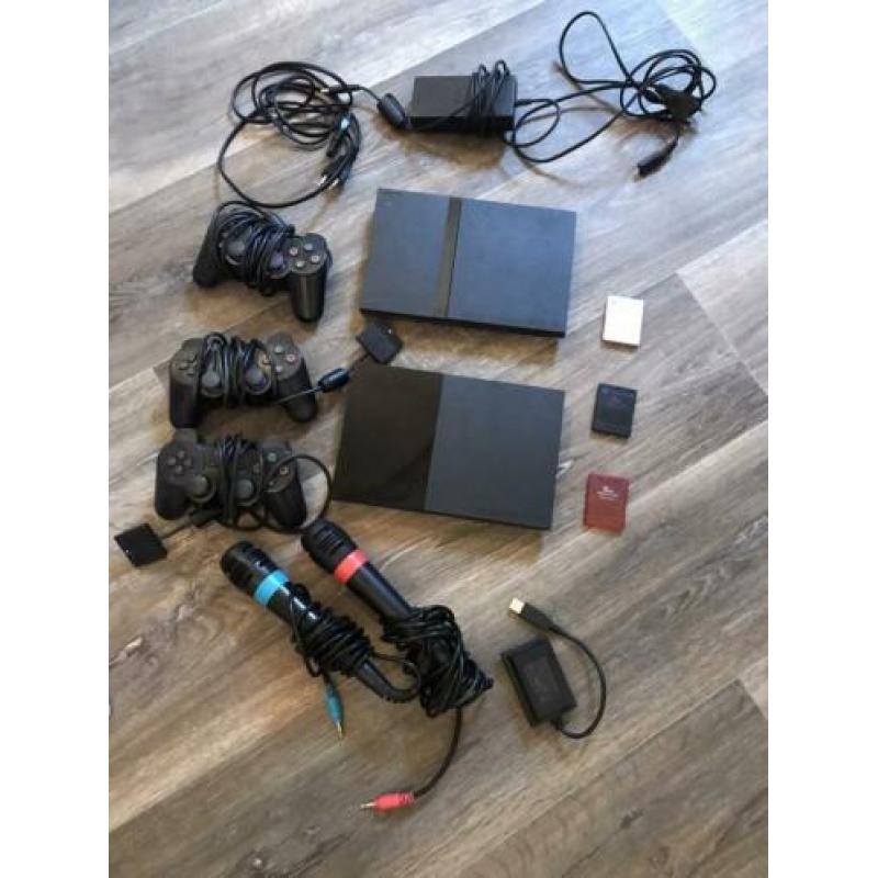 PlayStation 2 + singstar en 26 spellen