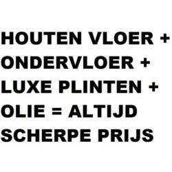 massieve GRENEN VLOEREN altijd 6,20 p/m2 excl. op voorraad