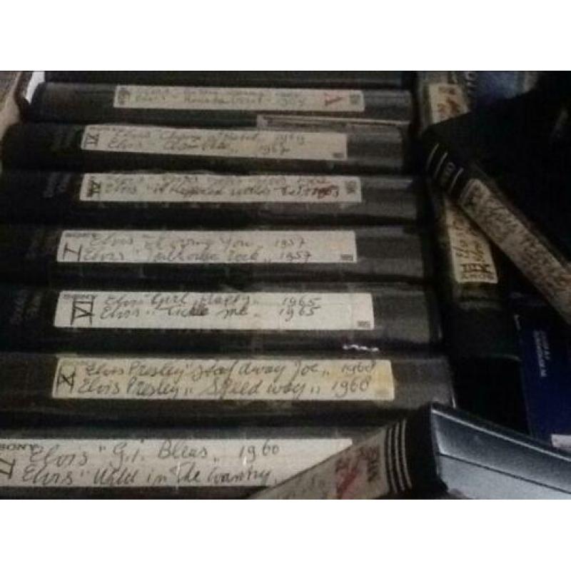 Elvis Presley Video banden VHS en Betamax