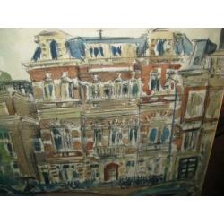 E.B.v. Dulmen Krumpelmann (1897-1987), aquarel, toegescheven