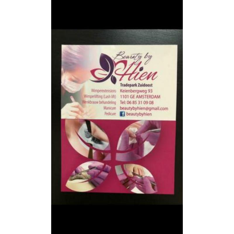 Nails, Wimperextensions, Lash lifting, Wenkbrauwen
