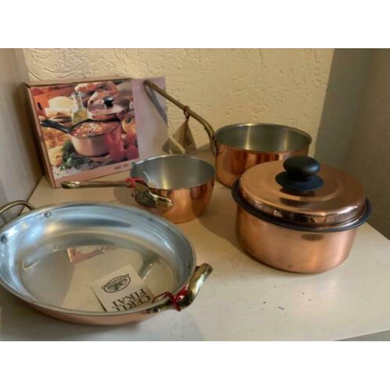 Krogarhuset Koperen pannen set