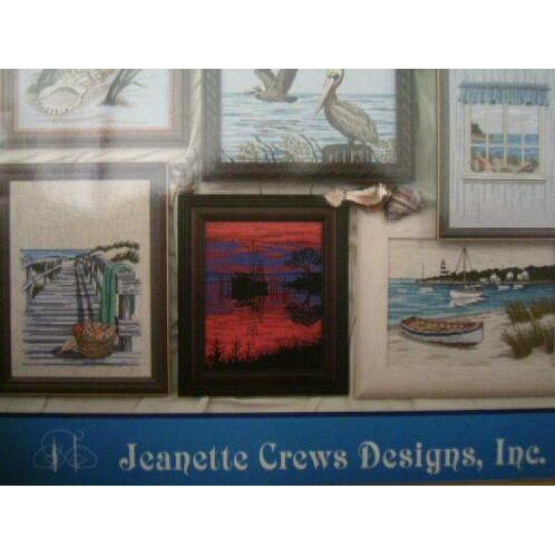 More Seaside Stitches patronen in perfecte staat. Ook DMC.