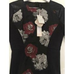 Nieuw Boohoo Asos bloemen jurkje - maat 10 (38)