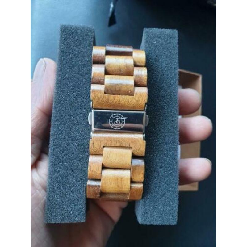 Houten horloge