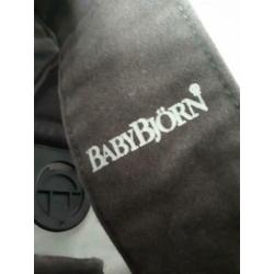 Handige, makkelijke, lichtgrijs & zwarte draagzak, babybjorn