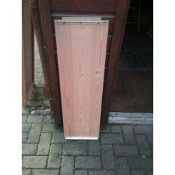 15 Bruynzeel massief houten legplanken,100 br. bij 30cm diep