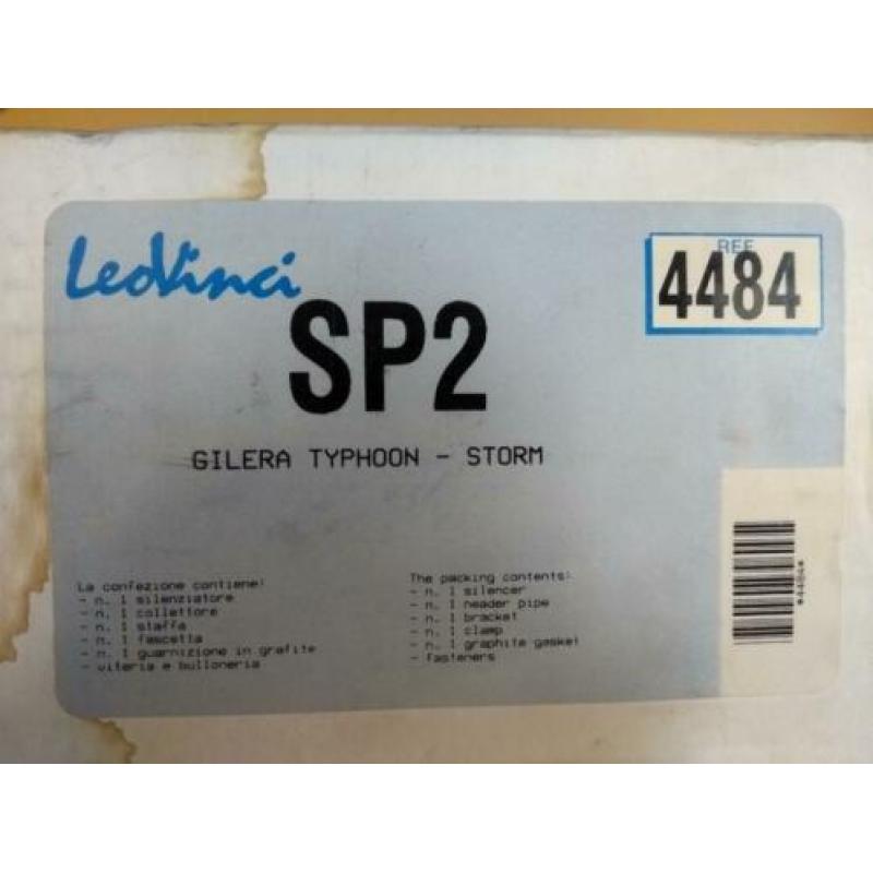 Nieuwe LeoVinci uitlaat Gillera Typhoon (Nr: 155)
