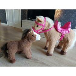 Baby born paard met veulen