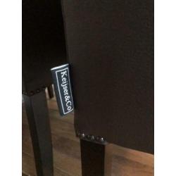 Prachtige Leren stoelen. KEIJSER & CO. zo goed als nieuw