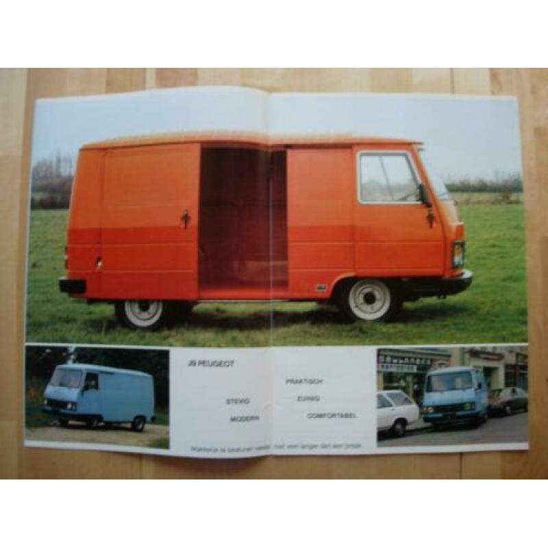 Peugeot J9 Brochure 1980 – 1400 1800