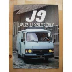 Peugeot J9 Brochure 1980 – 1400 1800