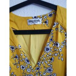 Essentiel antwerp gele lente jurk zgan! 38