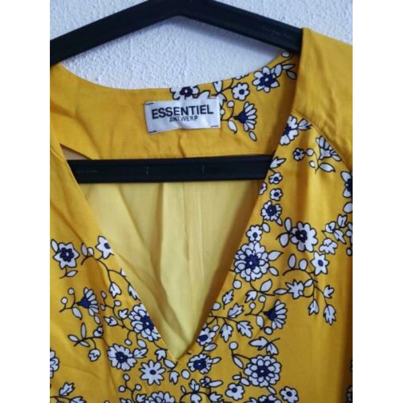 Essentiel antwerp gele lente jurk zgan! 38
