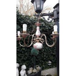 ***antieke lamp met 5 armen ***