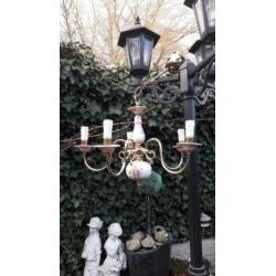***antieke lamp met 5 armen ***