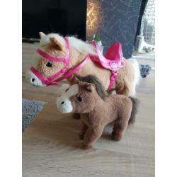 Baby born paard met veulen