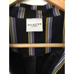 NIEUW: Selected Femme Retro Jasje Colbert Gestreept Maat 40