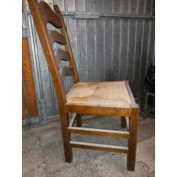 6 eiken stoelen om op te knappen