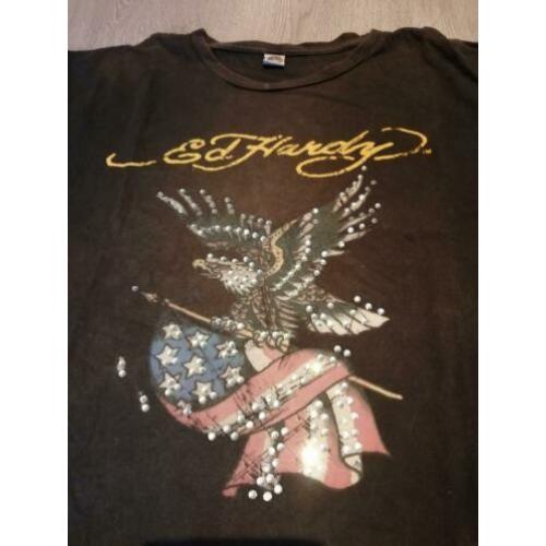 Ed Hardy t-shirt maat XL