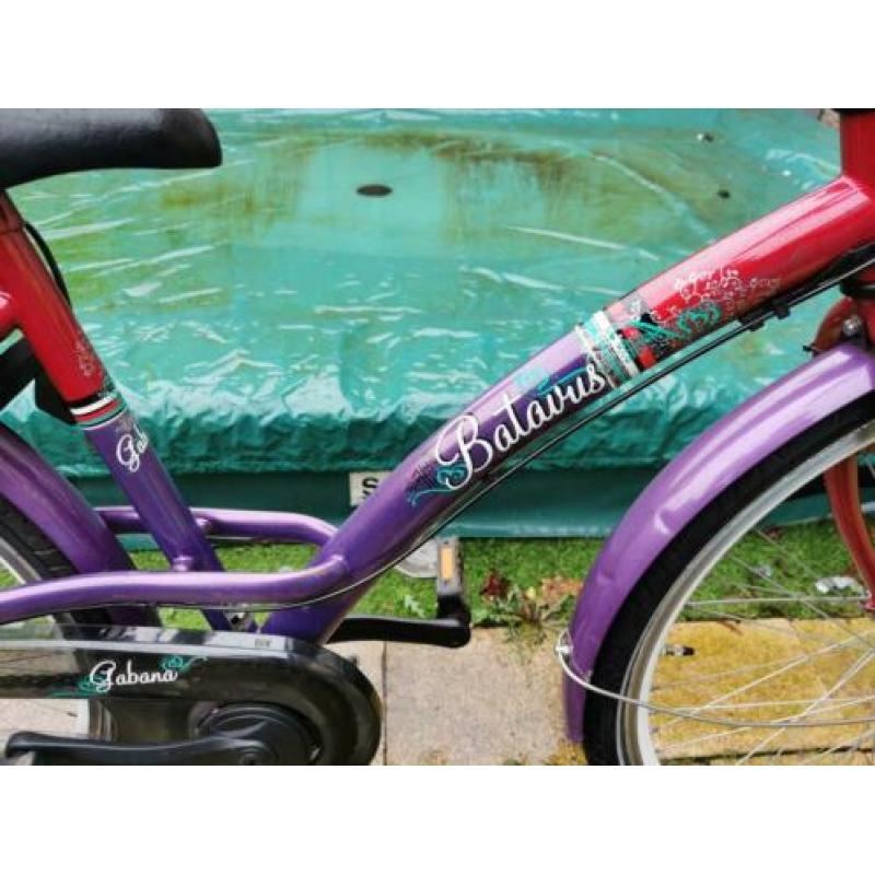 Mooie Batavus Gabbana meisjesfiets 26 inch, 3v