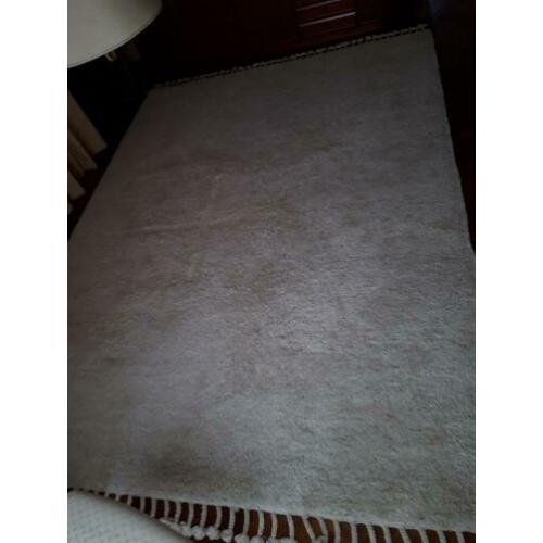 Vintage Hoogpolige Creme Witte Berber Kasbah 350 X 255 cm
