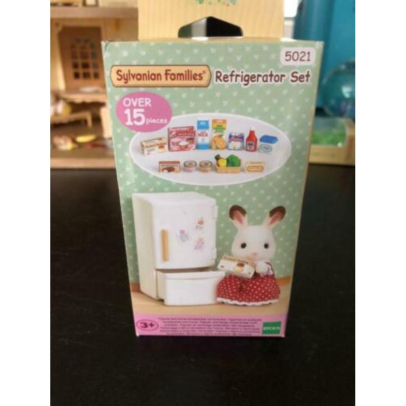 sylvanian families koelkast set 5021 compleet