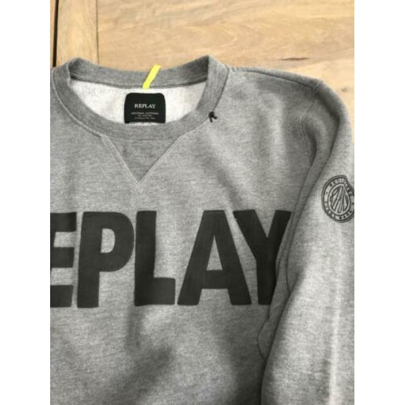 z.g.a.n. grijze sweater REPLAY mt s