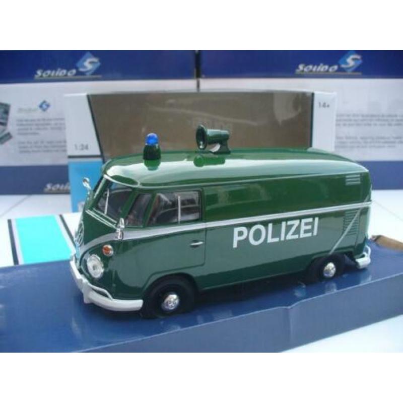 VW Volkswagen T1 Bus Polizei Motormax 1/24