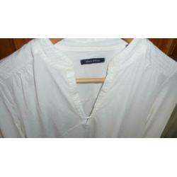 Ivoor kleurig shirt van Marc O'Polo maat M ( zie details)