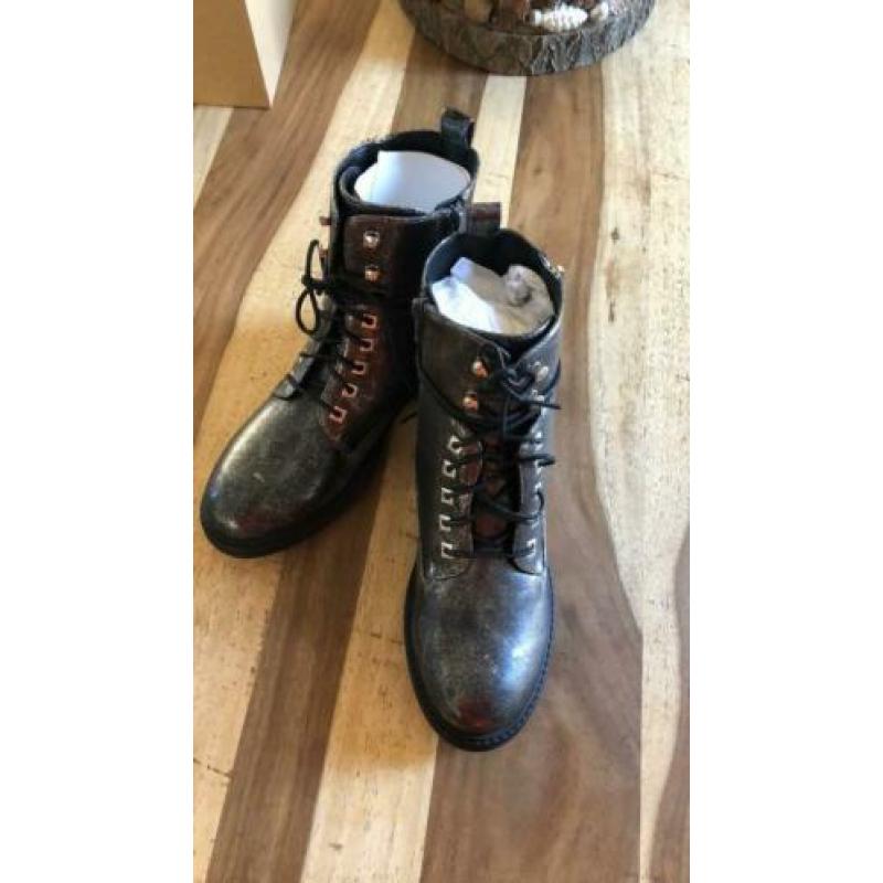 BIKER BOOTS kleur grijs maat 37 nieuw