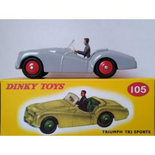Triumph tr2 sports 1:43 dinky toys 105 atlas Pol