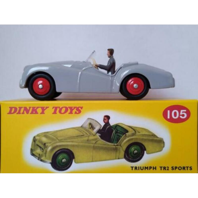 Triumph tr2 sports 1:43 dinky toys 105 atlas Pol