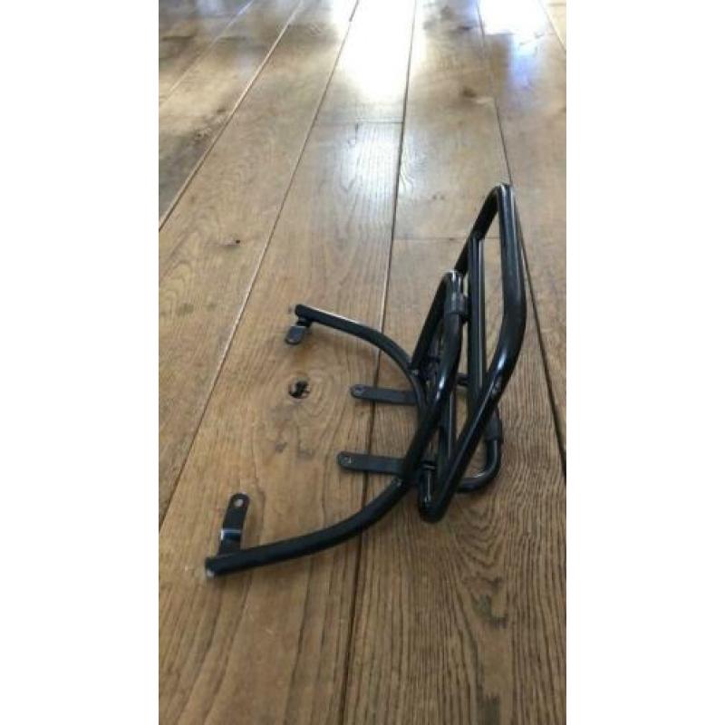 Piaggio zip glans zwart achterrekje