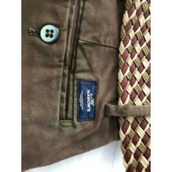 topmerk Merk mason's heren broek pantalon olijfgroen maat 48