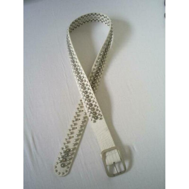 witte riem van JOSS maat 95