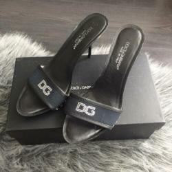 Dolce & Gabbana sandals heels hakken slipper zwart nieuw 40