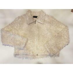 Fluffy/teddy vest van LuLu-H mt s