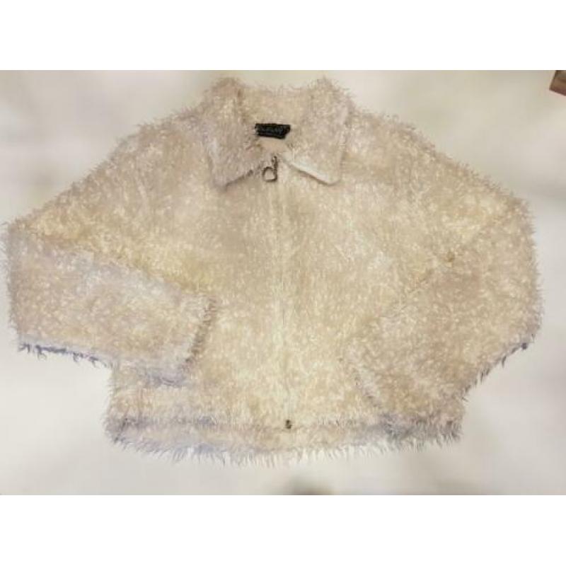 Fluffy/teddy vest van LuLu-H mt s