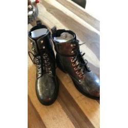 BIKER BOOTS kleur grijs maat 37 nieuw