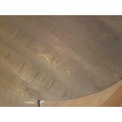 Eettafel, salontafel en tv-meubel wit + greywash